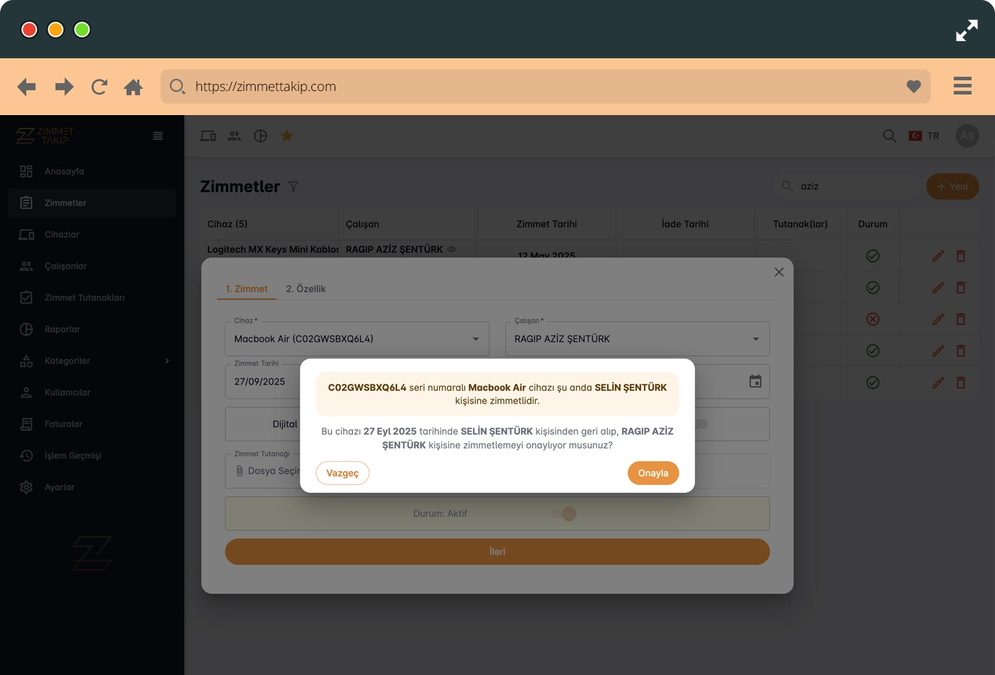 assignment easy transfer