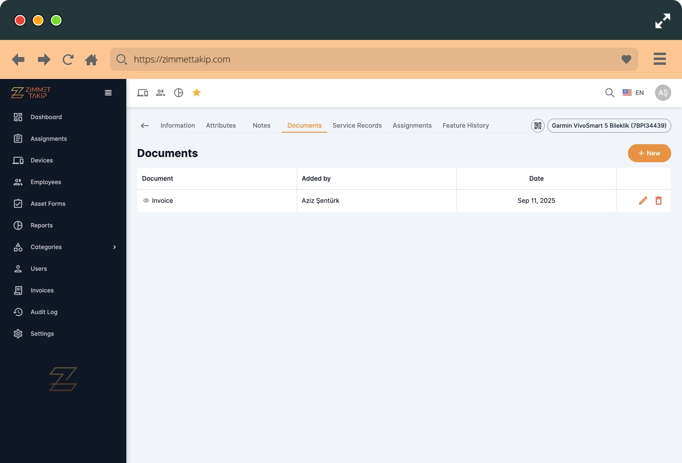 feature device documents