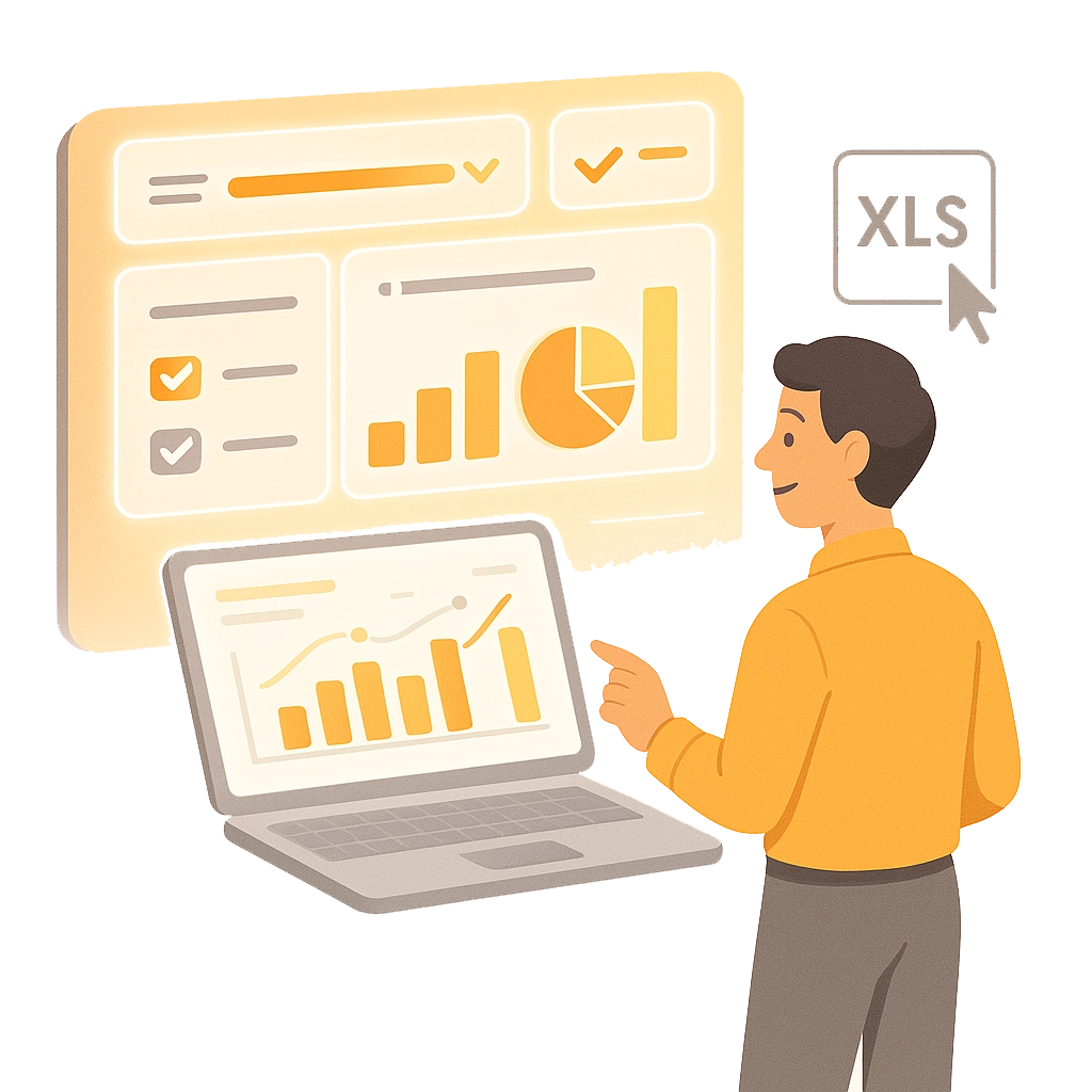 report features illustration
									