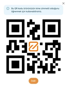 QR code tracking feature